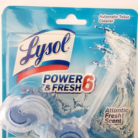 Lysol Power & Fresh 6 Automatic Toilet Bowl Cleaner, Atlantic Fresh, 1ct. - Picture 5 of 7
